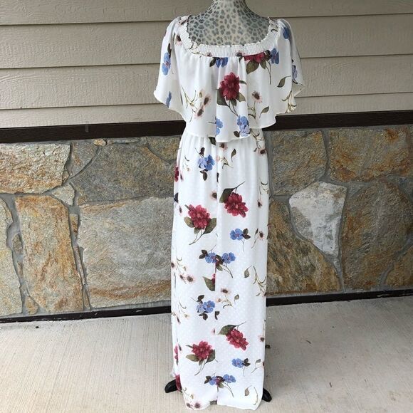 Show Me Your Mumu SMYM Hacienda Floral Maxi Dress Size Small - Picture 11 of 15